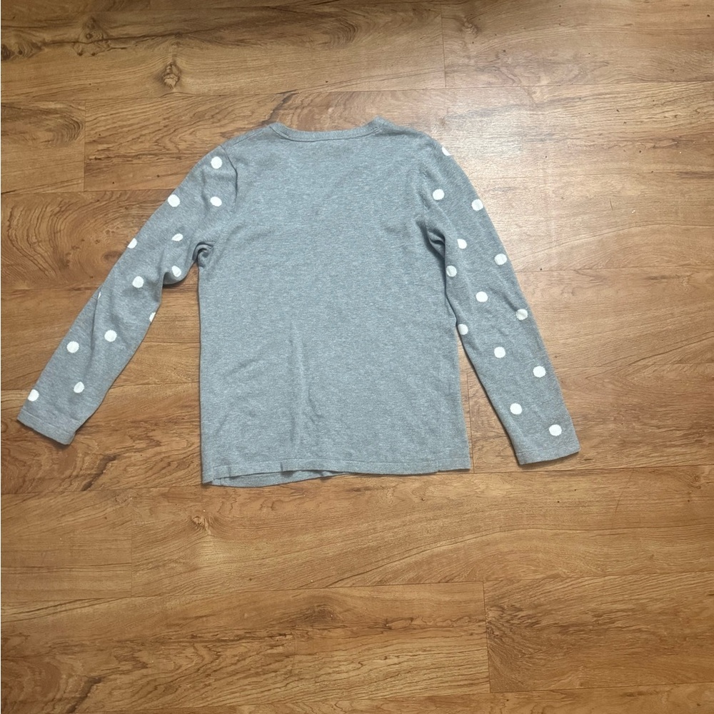 Tommy Hilfiger Gray V-Neck Sweater - Picture 2 of 3